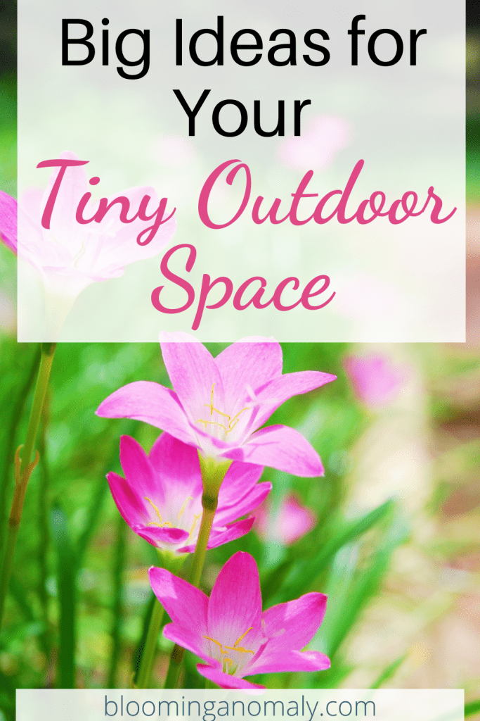 big ideas for your tiny outdoor space