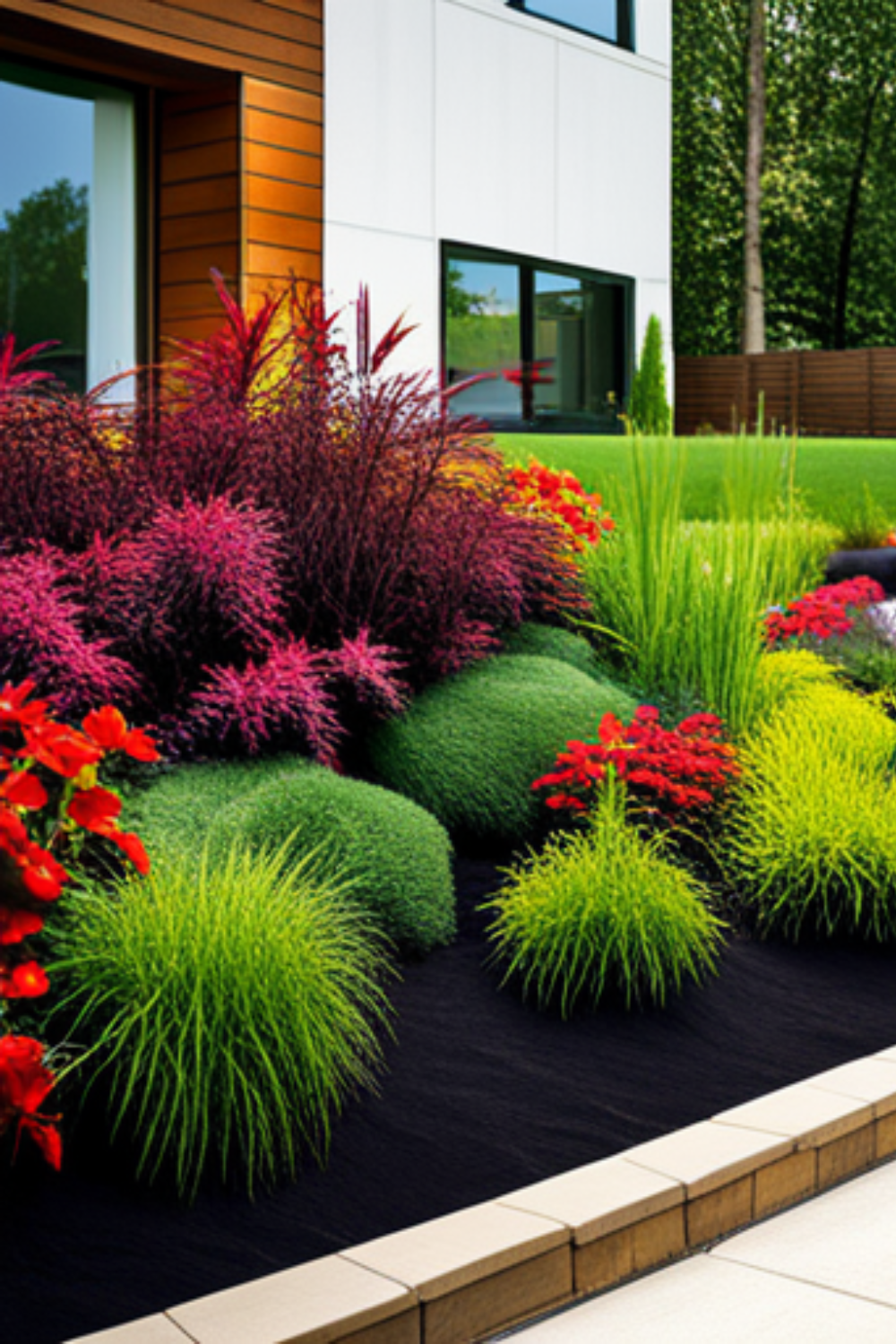 14 Best Black Mulch Landscaping Ideas - Blooming Anomaly